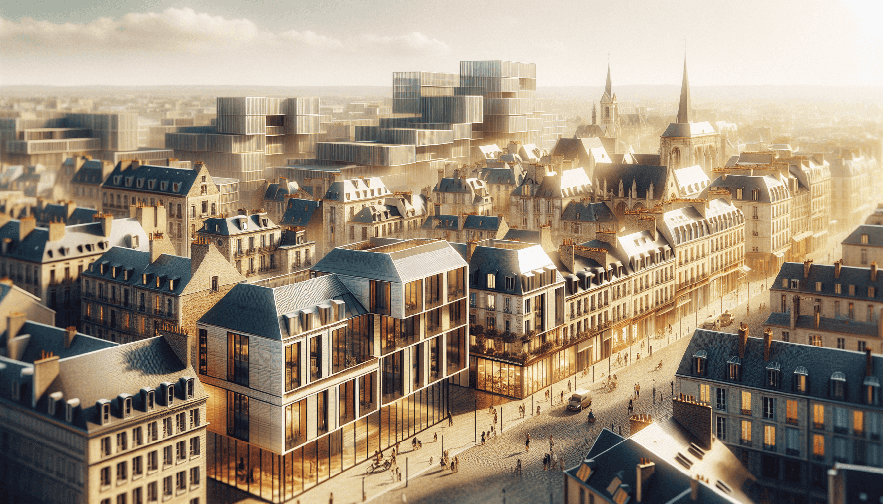 Paysage urbain français