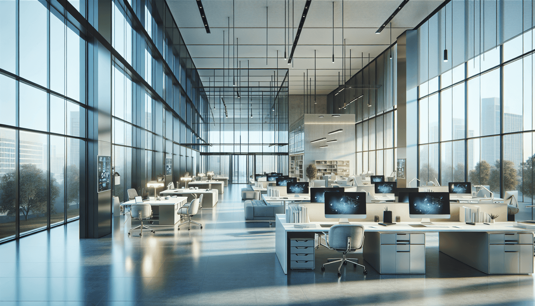 Intérieur de bureau moderne